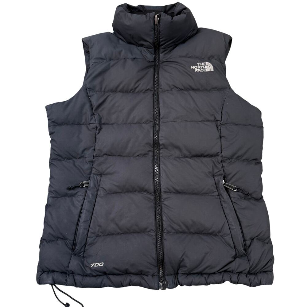 The North Face Nuptse 700 Puffer Vest Women's XS Black Down Insulated